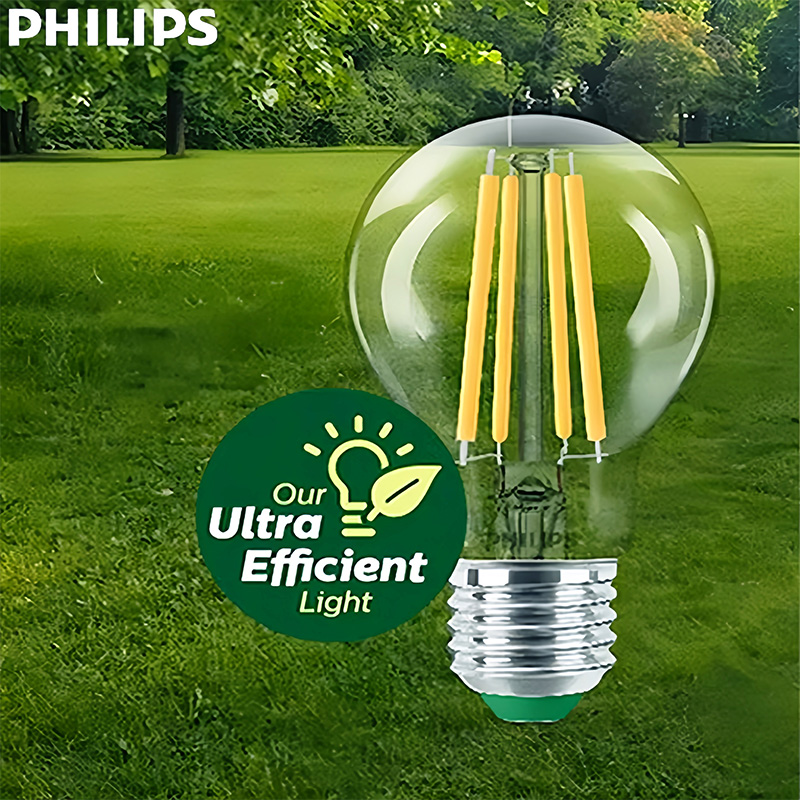 Philips Bulb Led Classic - Philips Ultra-Effiziente LED-Glühfadenlampe Klar A60 E27