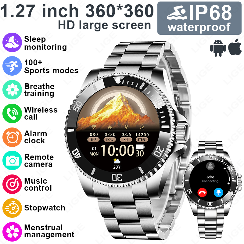 Korean Luxury Lifestyle - LIGE Smartwatch im neuen Luxus-Stil, als