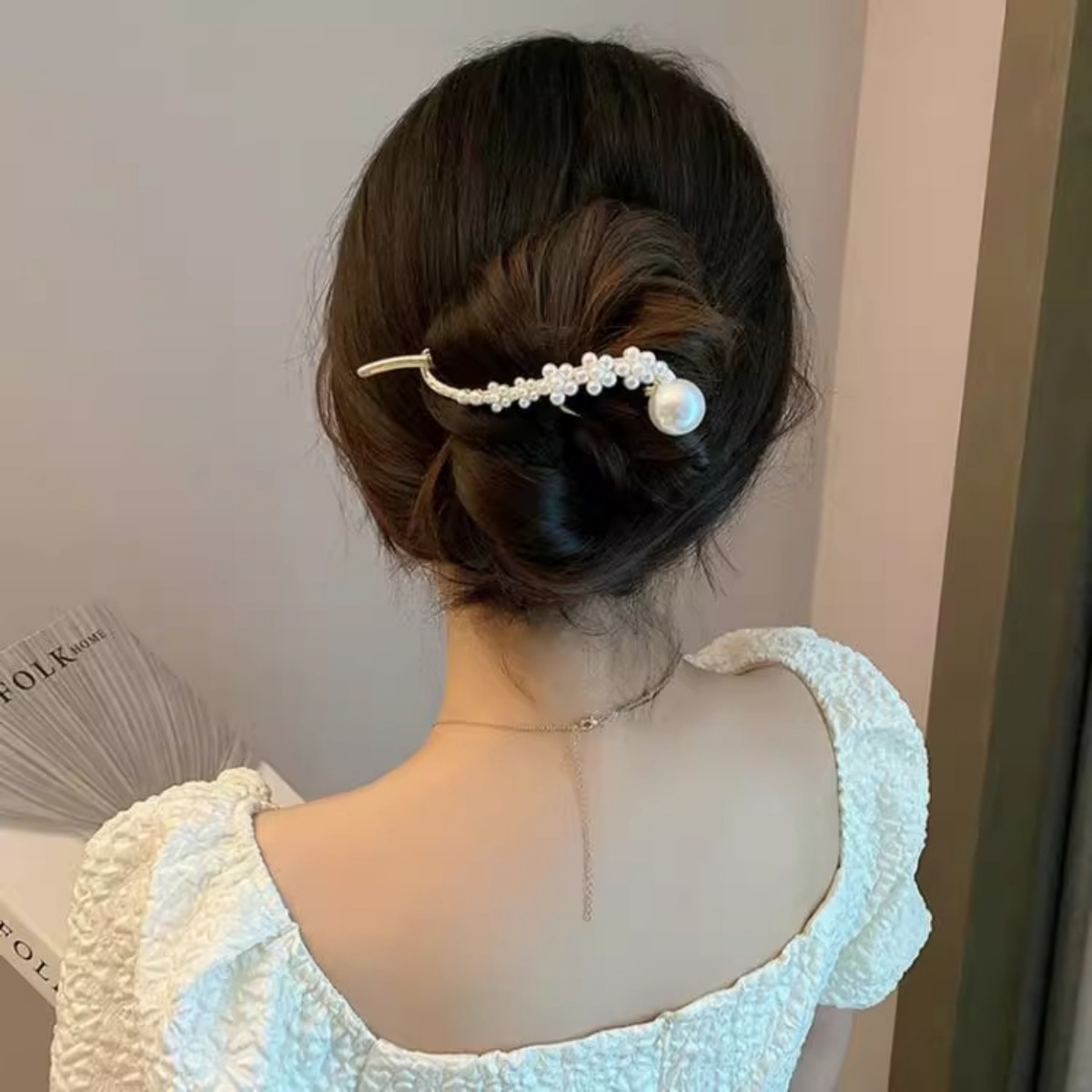 Elegante Glitzer-Perlen-Haarsp – The Korean Lifestyle Bewertung und Preis